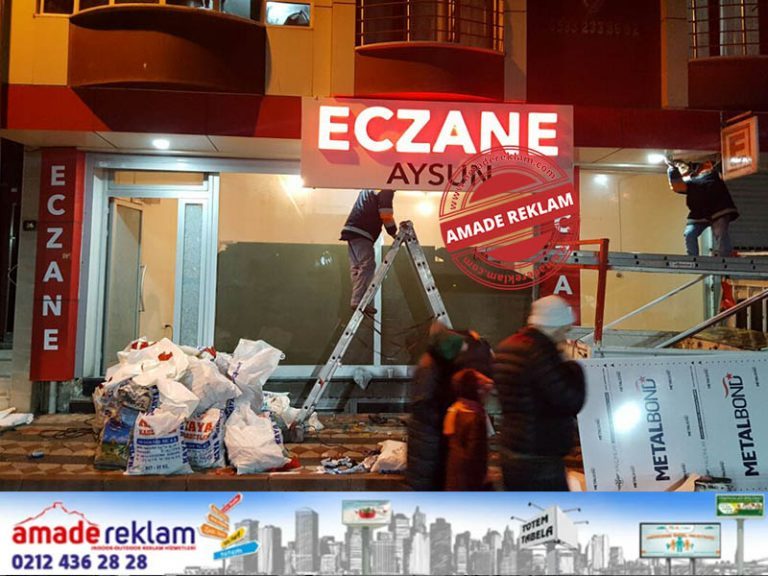 Eczane Tabelası — İstanbul Tabela