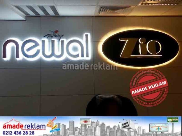 Paslanmaz Krom Tabela — İstanbul Tabela
