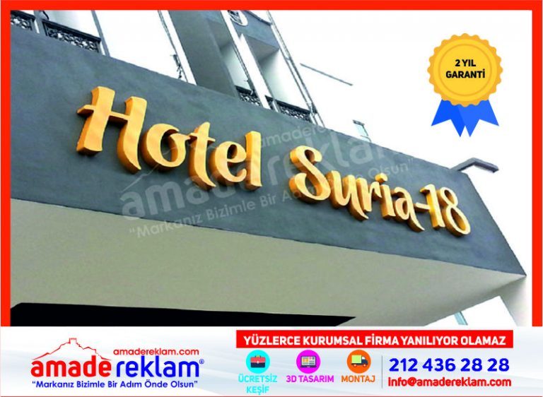 Otel Tabelası — İstanbul Tabela